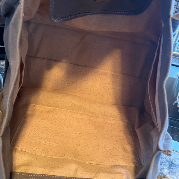 True Religion Large Jeans Grey Jean Denim Tote Bag Handbag Weekender NWOT - Picture 3 of 5